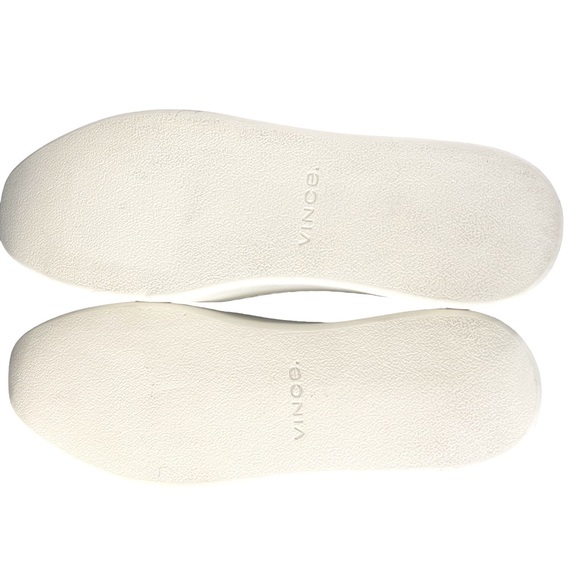 VINCE Saxon Snakeskin-Embossed Leather Sneakers Size 6 Platform Blue Gray EUC - Picture 9 of 9